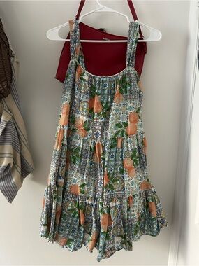 Primark Multicolor Tile-Print Sleeveless Dress
